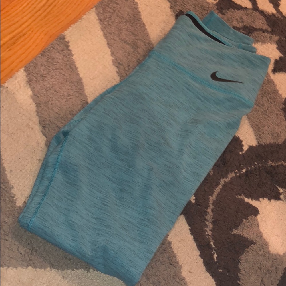 Blue Nike Leggings